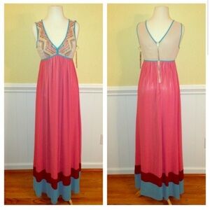 CHORD | Embroidered Maxi Dress